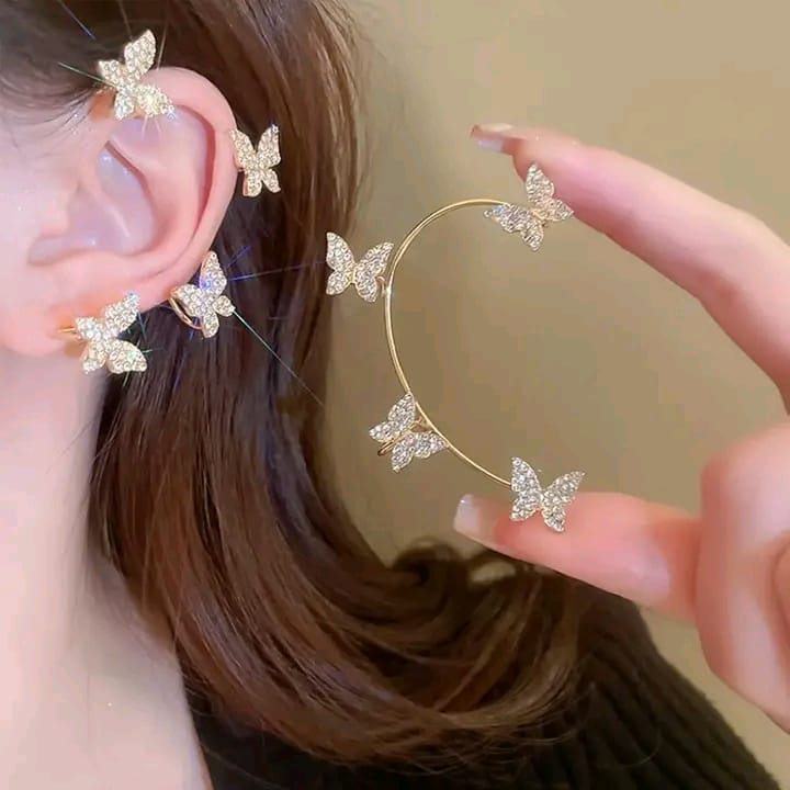 Butterfly Earcuffs (Gold Plated)